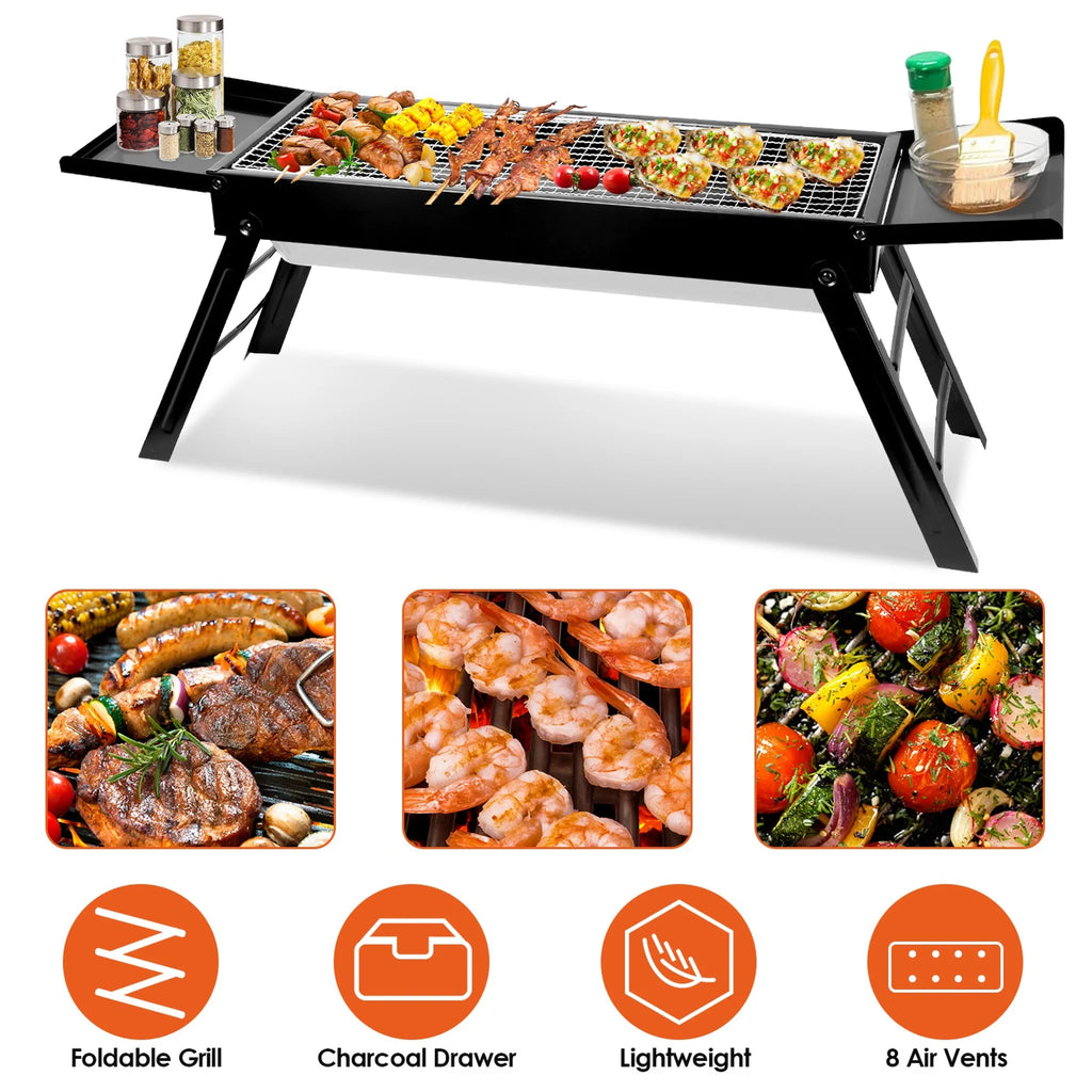 Foldable Charcoal BBQ Grill