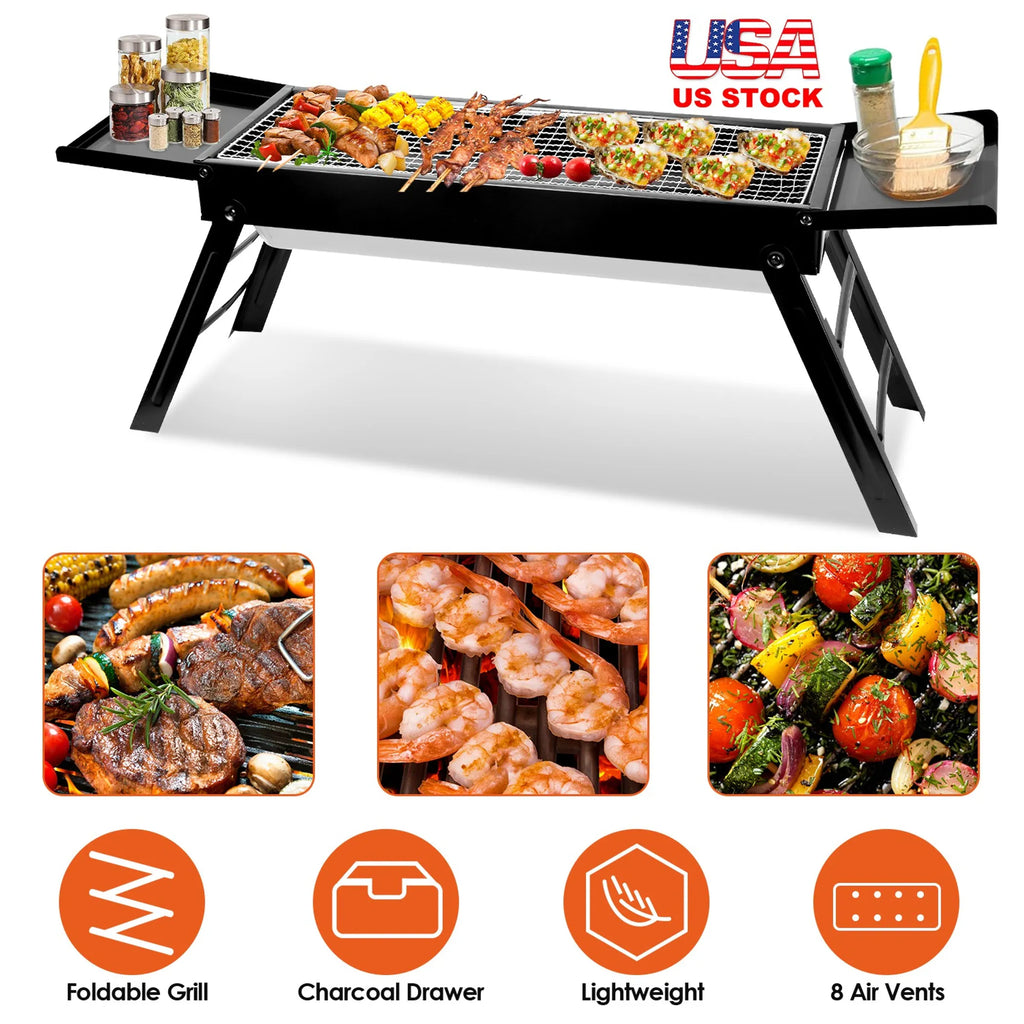 Foldable Charcoal BBQ Grill