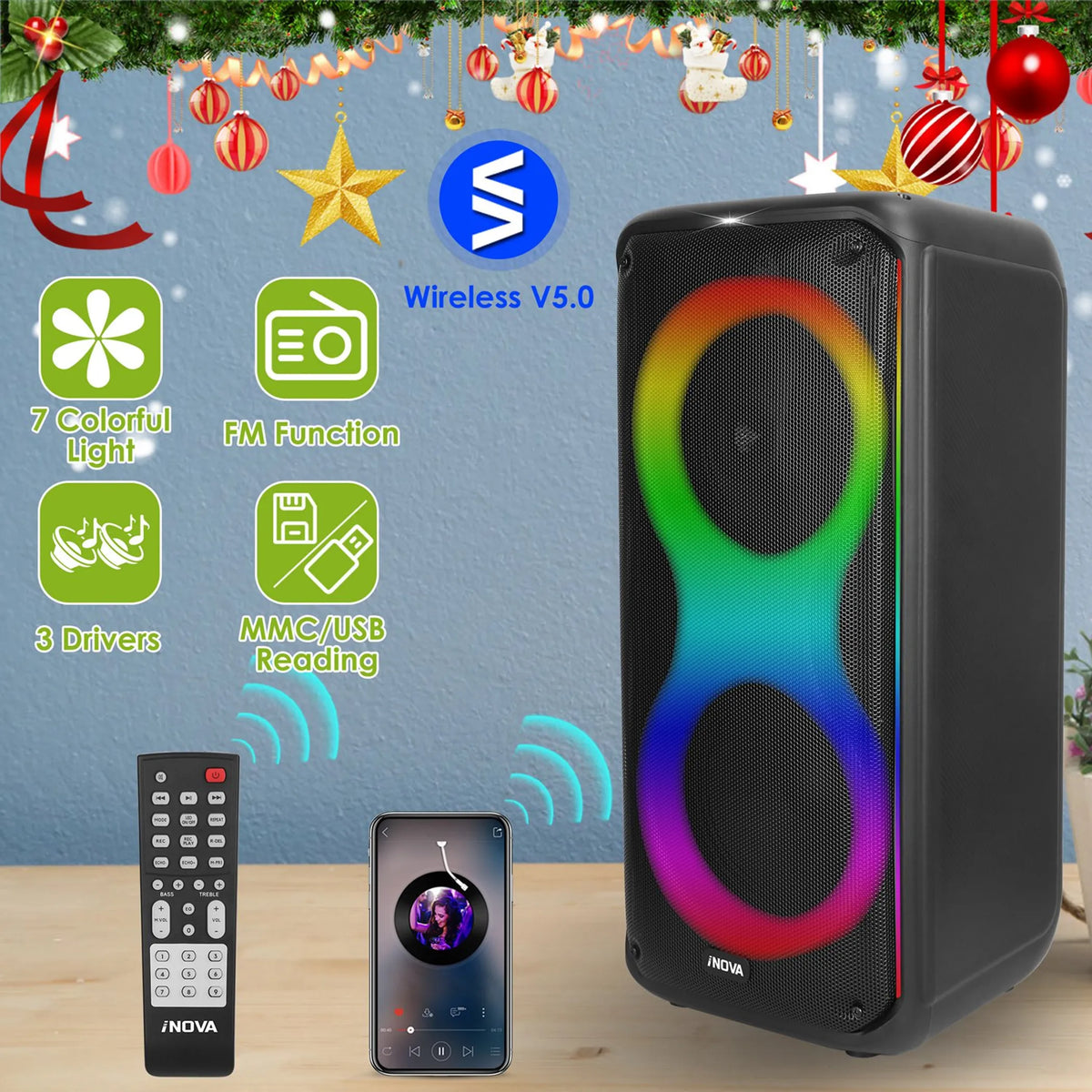 Portable Wireless Party Speaker